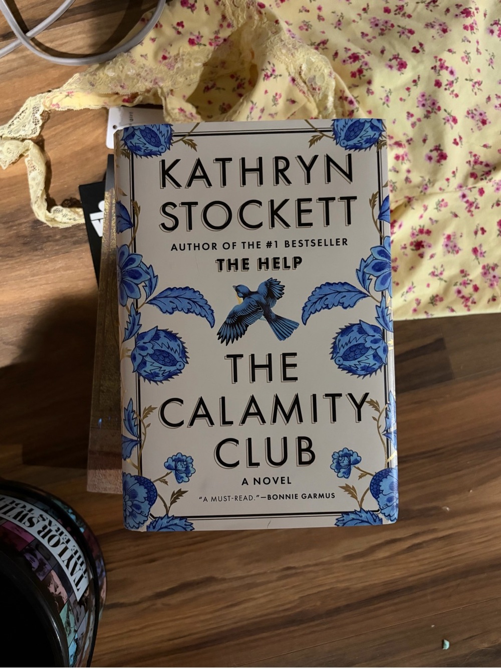 The Calamity Club Hardcover Book - Blue Floral Cover